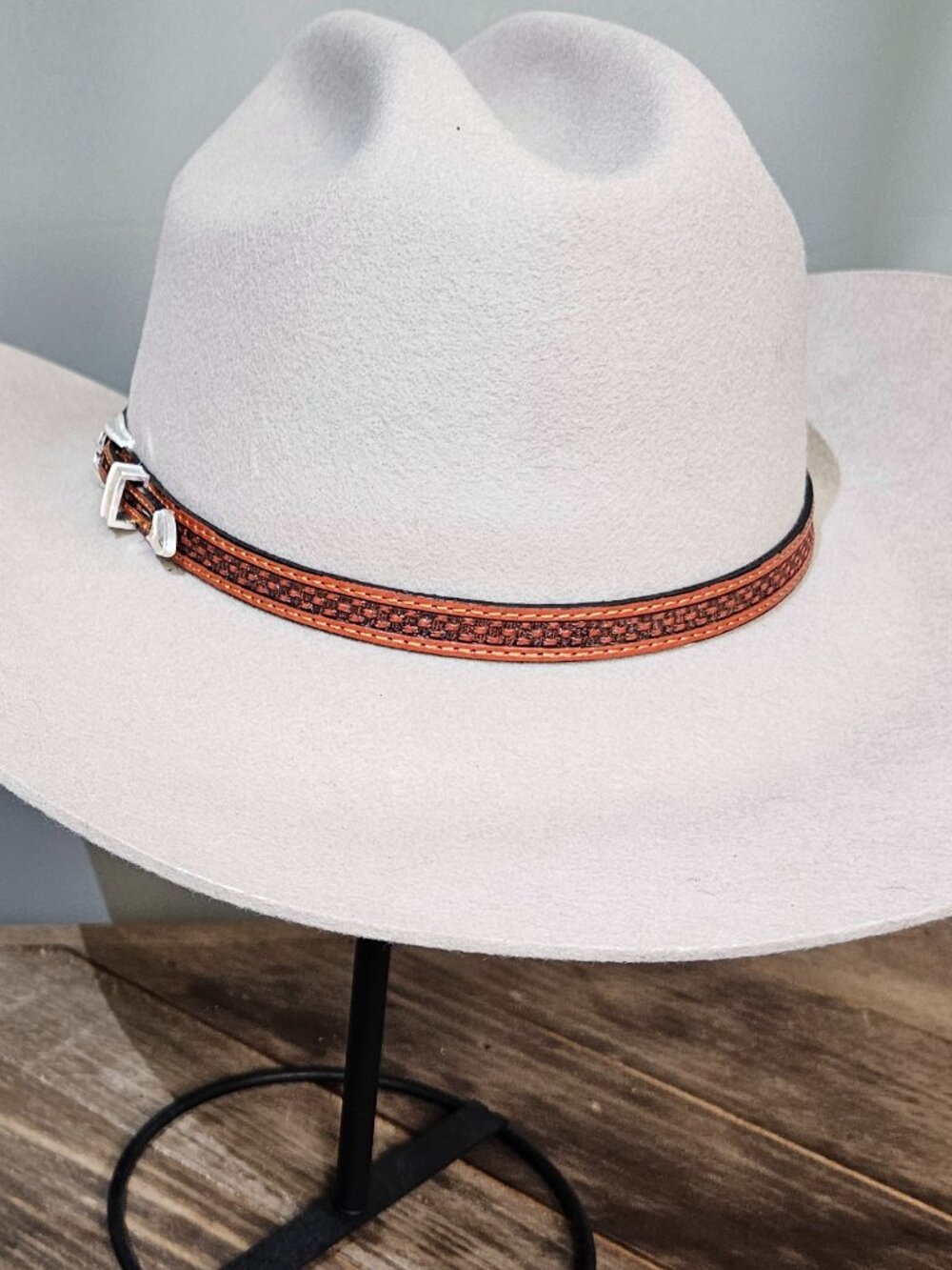 Stetson Marshall D4 Ranch Tan, size 7 1/4, like new - Picture 4 of 6